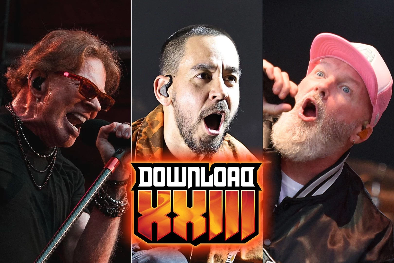 Download Festival 2026 anuncia mais de 90 bandas com Limp Bizkit, Guns N' Roses e Linkin Park como headliners