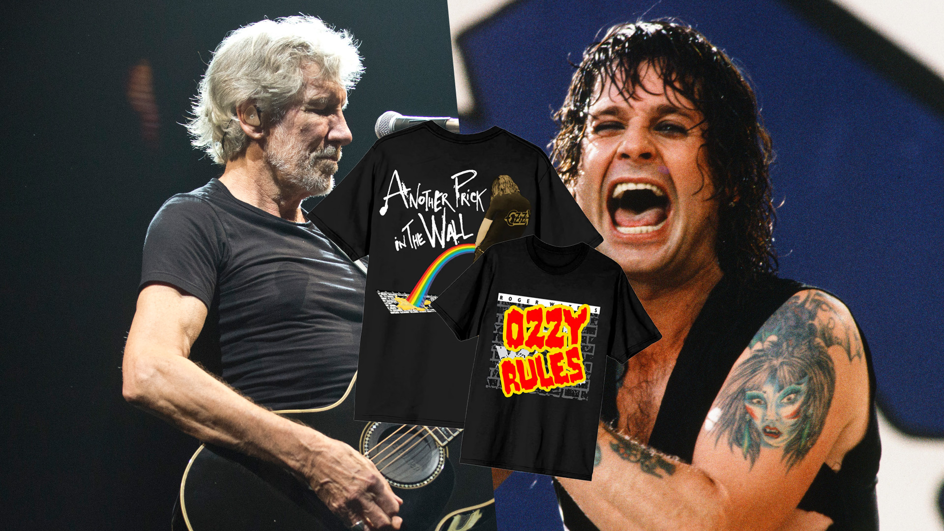 Loja de Ozzy Osbourne Lança Camiseta Provocativa Contra Roger Waters